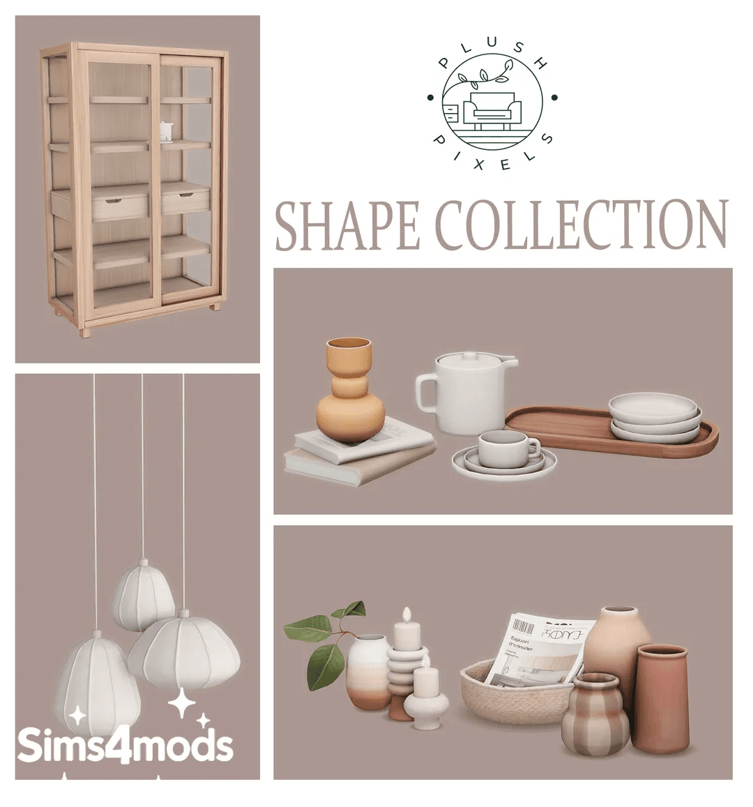 Галерея мода Набор для столовой Shape Collection #3